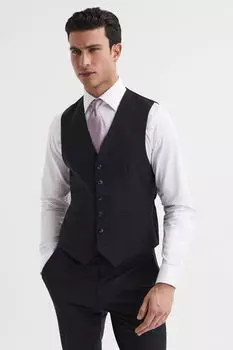 Туристический жилет Hope современного кроя Reiss, черный