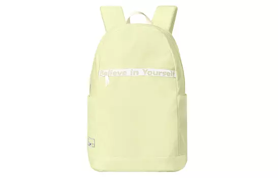 TURN UP Нейлоновый рюкзак большой унисекс светло-желтый
