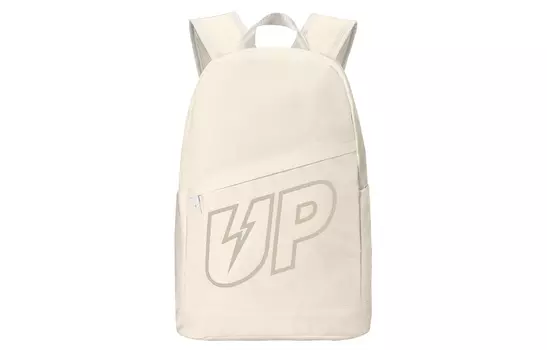 TURN UP Нейлоновый рюкзак-туба унисекс бежево-желтый