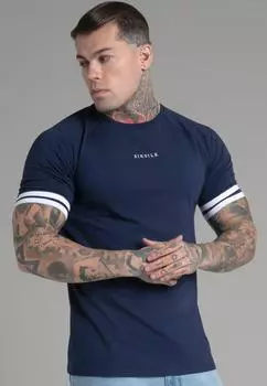 Турнирная футболка SikSilk, темно-синий