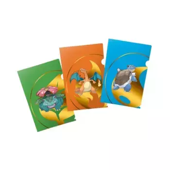 Турнирный фолио, 3 шт.: Чаризард, Бластойз, Венузавр, Official Pokemon Card Binders & Storage