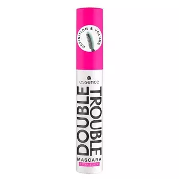 Тушь для бровей Double Trouble Mscara Voluminizadora Extranegra Essence, Negro