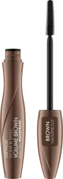 Тушь для ресниц Catrice Mascara Glam & Doll Volume Brown Waterproof, 10 ml