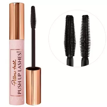 Тушь для ресниц Charlotte Tilbury Pillow Talk Push Up Lashes, придающая объем и удлиняющая ресницы, цвет Super Black