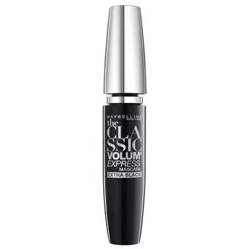 Тушь для ресниц Classic Volum Express Extra Volume, экстрачерный оттенок - 10 мл Maybelline