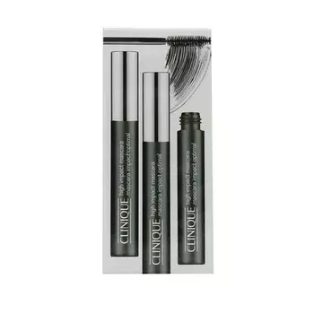 Тушь для ресниц Clinique High Impact Mascara 01 Black Trio 3, полноразмерный набор в 1, подарочный набор