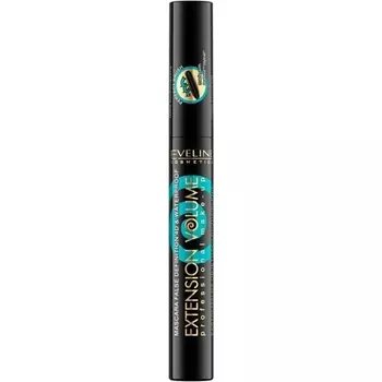 Тушь для ресниц Eveline Extension Volume Mascara Extreme Volume And Separation False Definition 4D Black 10 мл, Eveline Cosmetics
