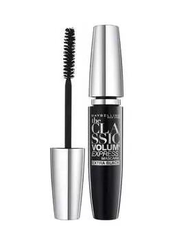 Тушь для ресниц Extra Black, 10 мл Maybelline, The Classic Volum Express