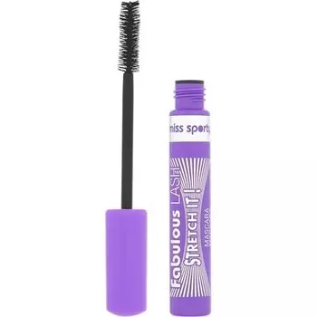 Тушь для ресниц Fabulous Lash Stretch It, 8 мл, черная, Miss Sporty