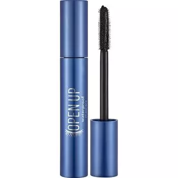 Тушь для ресниц Flormar Open Up Waterproof, 002 Black / 12 ml