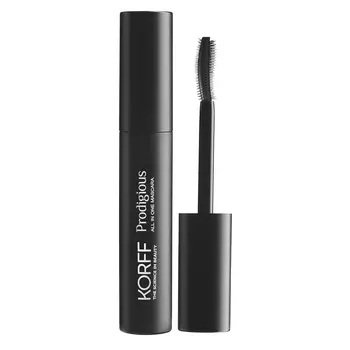Тушь для ресниц компактный-расширенный cure make up prodigious mascara all in one Korff, цвет black