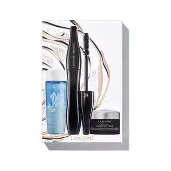 Тушь для ресниц LANCOME Hypnse с очищающим средством Bi-facil для чувствительных глаз 30 мл и кремом для глаз 5 мл Lancme