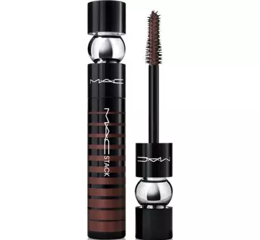 Тушь для ресниц MAC Cosmetics M A CStack Mascara Superstack Mega Brush, утолщающая и удлиняющая, оттенок Chestnut 12 мл