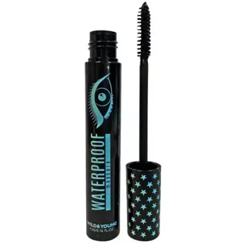 Тушь для ресниц mscara de pestaas waterproof Wild & Young, цвет negro