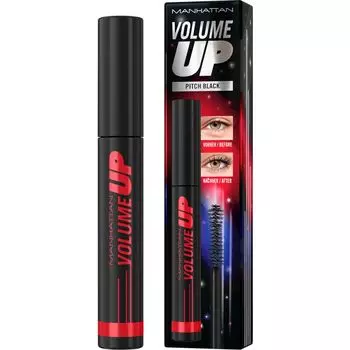 Тушь для ресниц Volume Up 004 Pitch Black Manhattan, 8 ml
