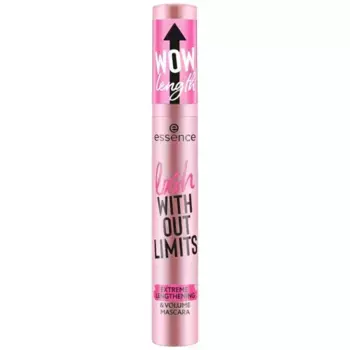 Тушь для ресниц without limits mscara de pestaas volumen y alargamiento extremo Essence, объем 13 мл