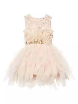 Tutu Du Monde пышное платье Snow Princess, нейтральный цвет