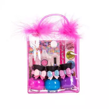 Tutu Набор лаков для ногтей Peel-Off в косметичке 11 3x5мл