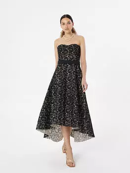 TUVANAM X LC WaikikiI ЖЕНСКОЕ ПЛАТЬЕ С ВЫШИВКОЙ С ВОРОТНИКОМ С СЕРДЦАМИ БЕЗ БРЕМЕН