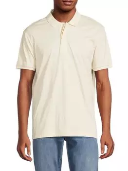 Твердая футболка-поло Club Monaco, желтый