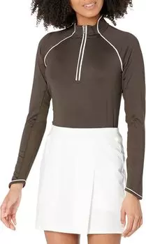 Твердая рубашка с защитой от солнца Original Penguin Golf, цвет Ristretto