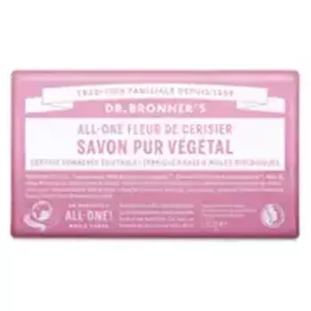Твердое мыло Dr. Bronner's Cherry Blossom - 140 г