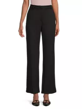 Твердые брюки DKNY, черный