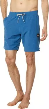 Твердые наборы трусов Ecolastic 17,5 дюймов VISSLA, цвет Ocean Blue