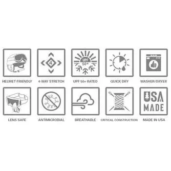 Твердый капюшон Балаклава BlackStrap, цвет Mallard