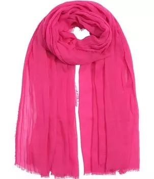 Твердый мятый шарф Echo, розовый