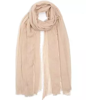 Твердый мятый шарф Echo, серый