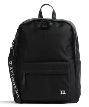 Твердый рюкзак с застежкой-молнией, 15 дюймов, полиамид Marimekko, черный