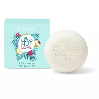 Твердый шампунь для волос coconut love solid shampoo Douglas Collection, вес 75 гр.