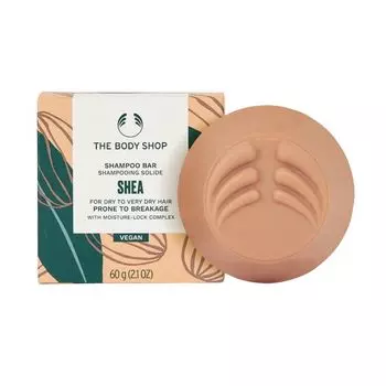 Твердый шампунь для волос с маслом ши The Body Shop, 60 гр