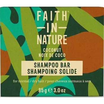 Твердый шампунь – кокос и масло ши Faith in Nature, 85 g