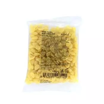 Твердый воск в гранулах для бесполосной депиляции, низкотемпературный 100г ItalWax Natural Film Wax -