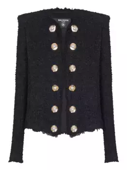 Твидовая куртка BALMAIN, черный