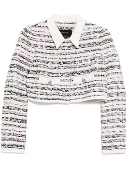 Твидовая куртка Giambattista Valli, белый