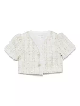 Твидовая куртка Patachou, белый