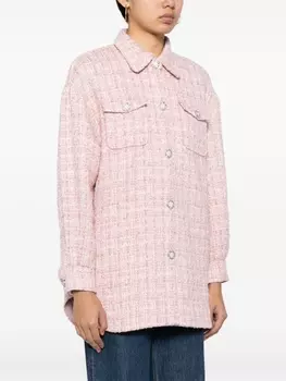 Твидовая куртка-рубашка b+ab, розовый