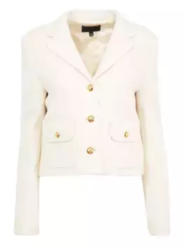 Твидовая куртка Soren с золотыми пуговицами Nili Lotan, нейтральный