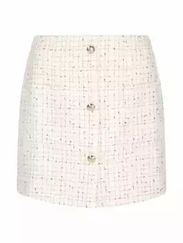 Твидовая мини-юбка Anine Bing, мультиколор