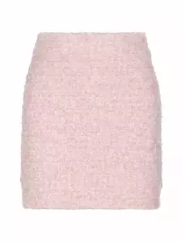 Твидовая мини-юбка Balenciaga, розовый