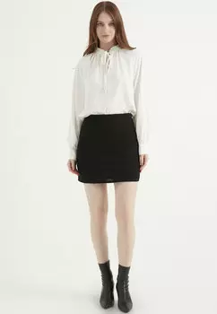 Твидовая мини-юбка Herita, черный