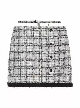 Твидовая мини-юбка Maje