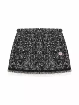 Твидовая мини юбка N°21, мультиколор