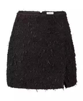Твидовая мини юбка Nina Ricci, черный