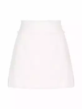 Твидовая мини-юбка Raschel Dolce&Gabbana, белый