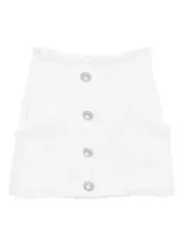 Твидовая юбка Aura Xenia Magera, белый