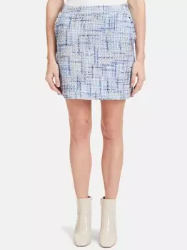 Твидовая юбка Cartoon, синий